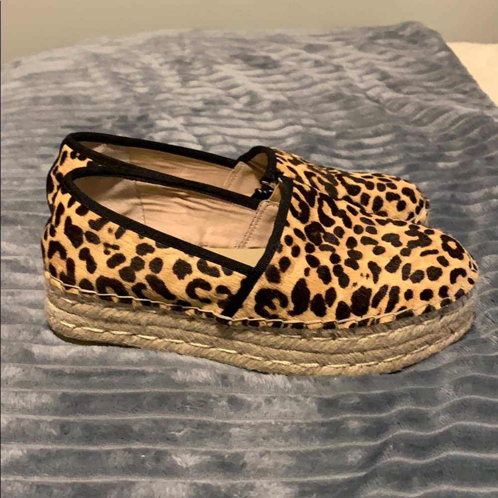 STEVE MADDEN leopard platform shoes